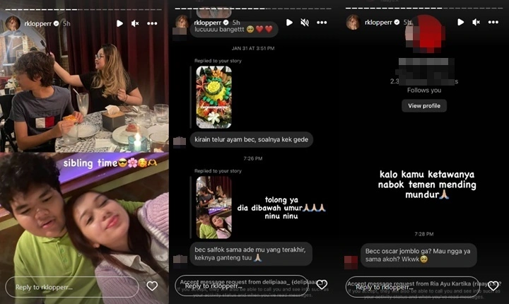 Kakak Protektif, Rebecca Klopper Bereaksi Usai Adik-adik Tampannya Jadi Incaran Netizen