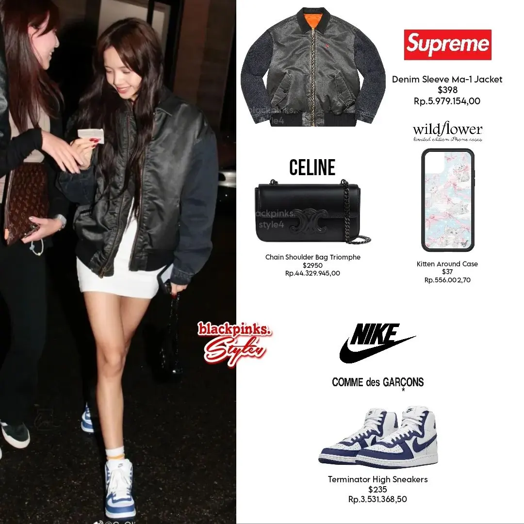 detail pakaian Lisa BLACKPINK