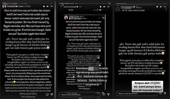 Ashanty Amuk Akun Haters Berkedok Fans yang Fitnah Keluarganya, Pembelaan Azriel Tak Kalah Tajam
