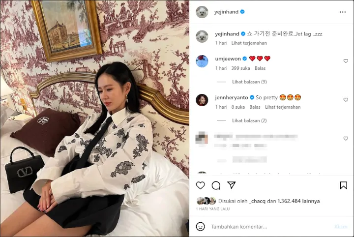 Sambil Bom Foto, Son Ye Jin Ngaku Mau Nangis Hadiri Event Perdana Sejak Lahiran