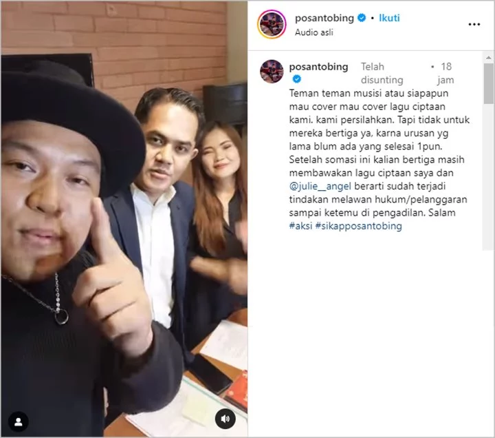Kecuali Kotak Band, Posan Tobing Persilakan Siapapun Bawakan Lagu Ciptaannya