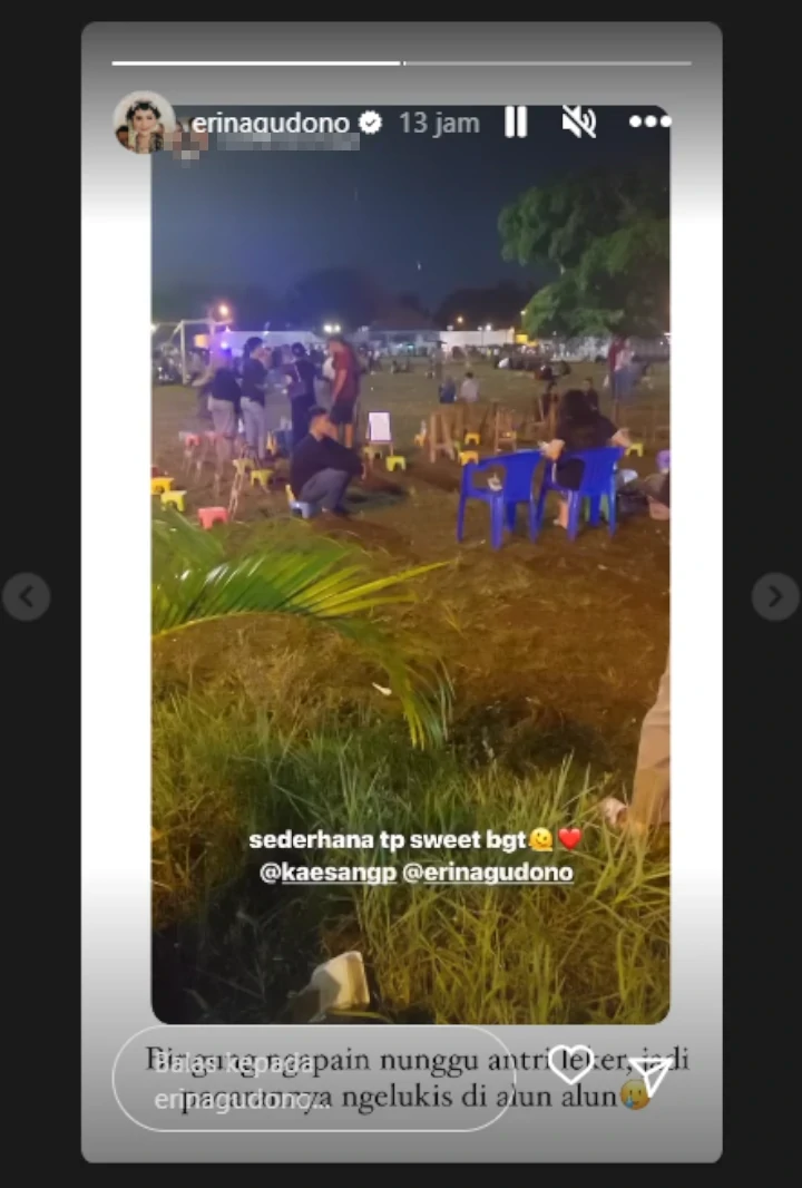 Gaya Pacaran Sederhana Kaesang Pangarep dan Erina Gudono di Alun Alun Tuai Pujian