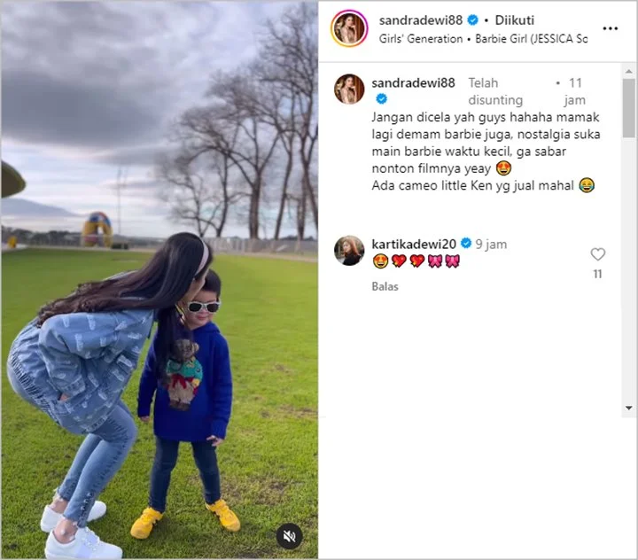Sandra Dewi Minta Tak Dicela Saat Ikutan Demam Barbie, Sosok Cameo Little Ken Ikutan Bikin Salfok