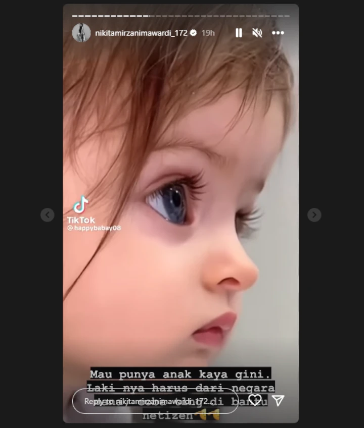Konflik Dengan Sang Putri, Nikita Mirzani Mendadak Ingin Punya Anak Bermata Biru