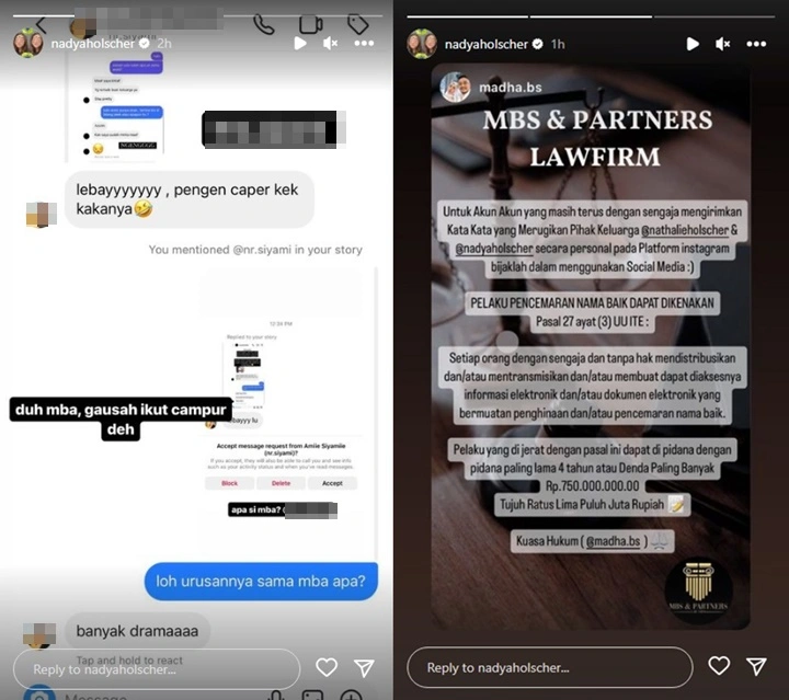 Geram Terus Dinyinyiri, Adik Nathalie Holscher Ancam Bakal Pidanakan Haters