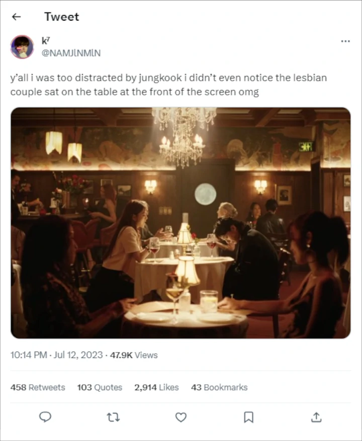 Ada Pasangan Lesbian di Teaser MV \'Seven\' Jungkook BTS Ada Pasangan Lesbian di Teaser MV \'Seven\' Jungkook BTS Ada Pasangan Lesbian di Teaser MV \'Seven\' Jungkook BTS