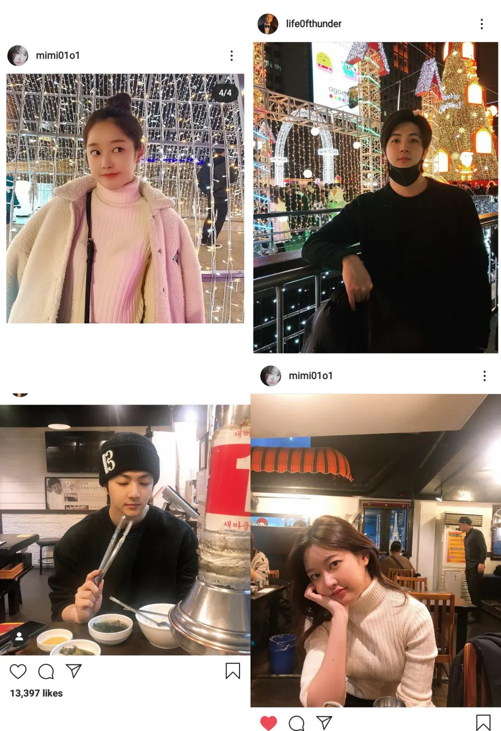 Thunder dan Mimi kerap lovestagram