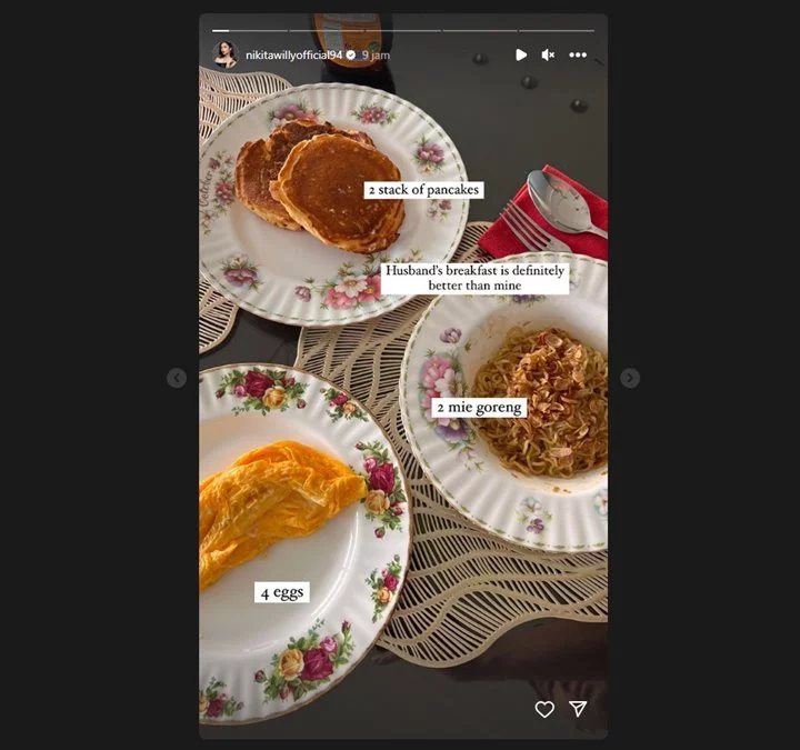 Nikita Willy Bak Mupeng Lihat Hidangan Sarapan Indra Priawan, Ada Menu Sejuta Umat