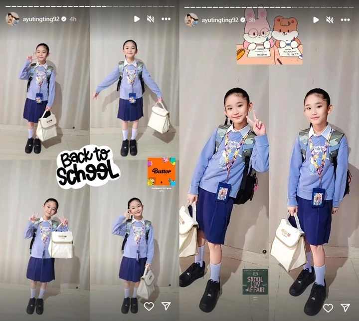 Bilqis Putri Ayu Ting Ting Dandan Cetar Diduga Pakai Makeup ke Sekolah