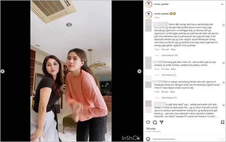 Video Joget Bareng Syahnaz Sadiqah Jadi Bahan Hujatan, Nisya Ahmad Sang Kakak Turun Tangan