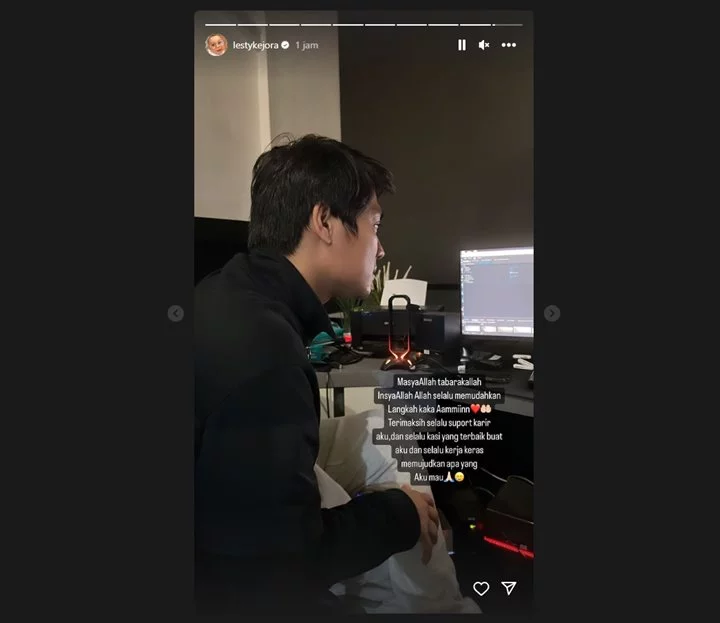Diam-diam Foto Rizky Billar, Lesti Kejora Tumpahkan Isi Hati