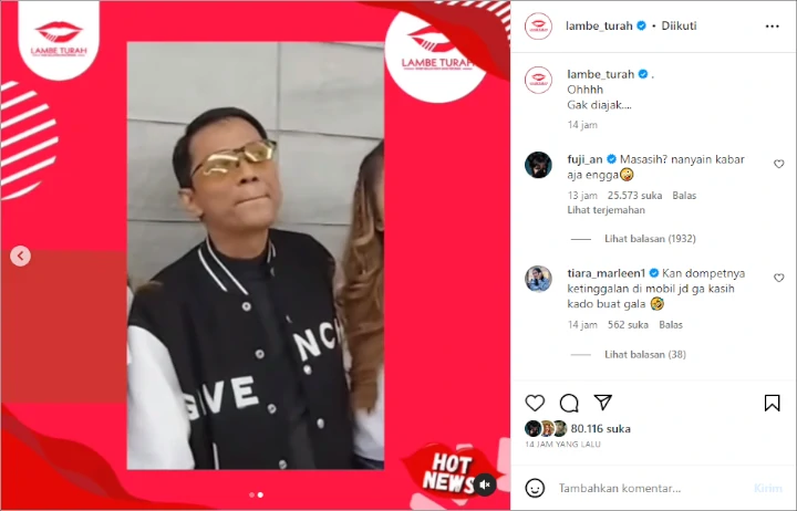 Doddy Sudrajat Langsung Kena Ulti Fuji An Usai Ngaku Dipersulit Ketemu Gala