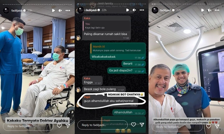 Pak Muh Ayah Fadil Jaidi Dilarikan ke RS, Obrolan di Grup Chat Keluarga Tak Terduga