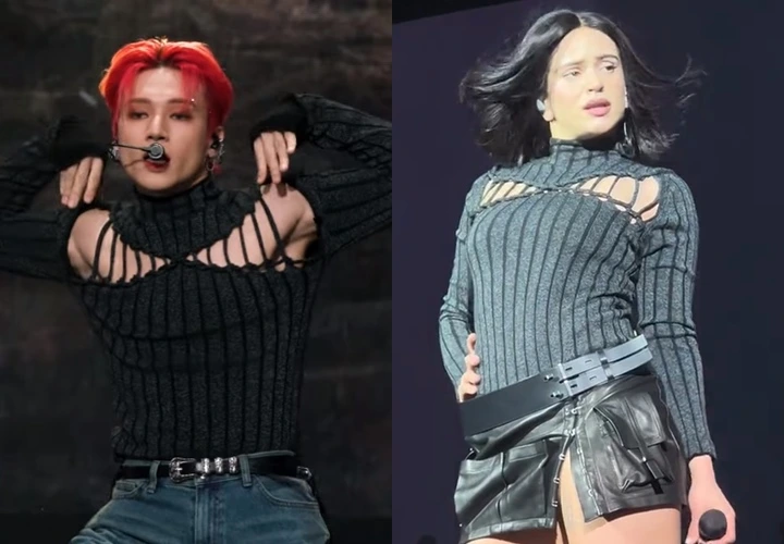 Wooyoung ATEEZ dan Rosalia