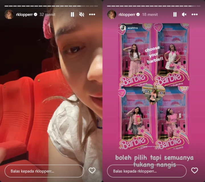 Tampil Slay Serba Pink, Rebecca Klopper Malah Mewek Usai Nonton \'Barbie\' Tampil Slay Serba Pink, Rebecca Klopper Malah Mewek Usai Nonton \'Barbie\'
