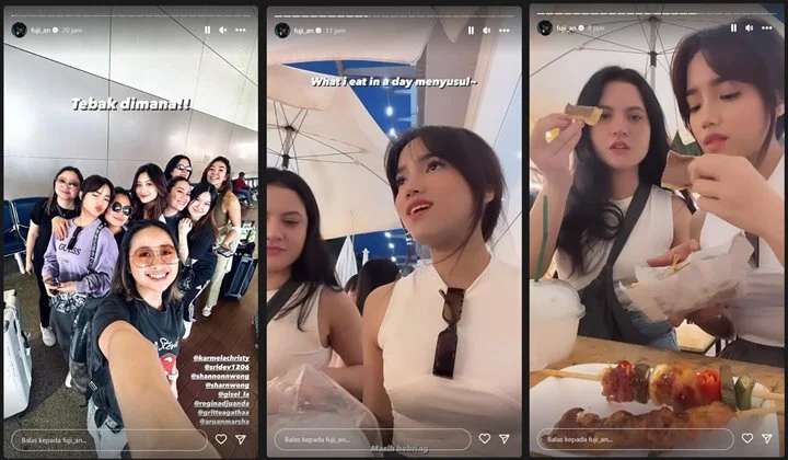 Fuji An Pamer Hang Out Bareng Marsha Aruan dan Bestie-bestie Cantik, Potret Random Lebih Disorot