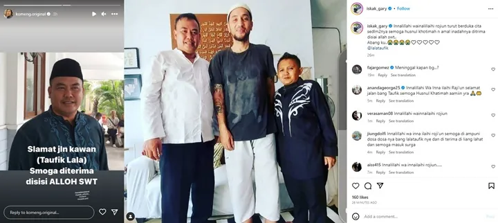 Detik-detik Aktor Taufik Lala Meninggal Dunia, Sederet Artis Ucap Belasungkawa