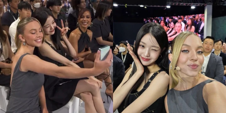 Kombinasi Tak Terduga, Wonyoung IVE Diajak Selfie Sydney Sweeney \'Euphoria\'