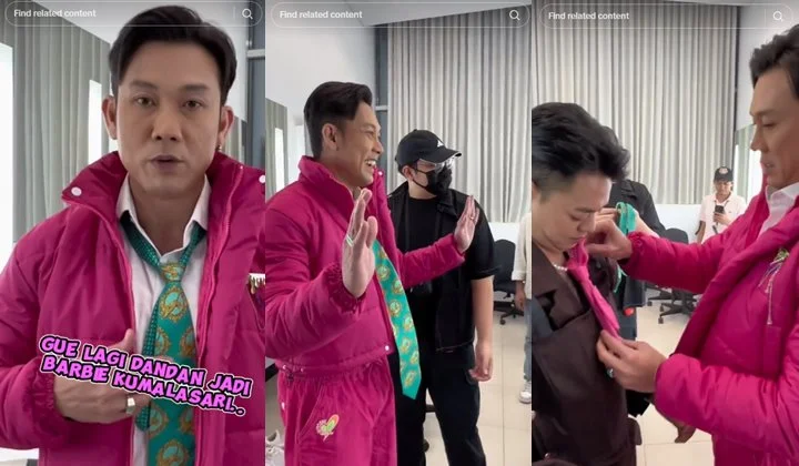 Dandan Bertema \'Barbie\', Aksi Menggelitik Denny Sumargo Malah Tak Habis-habis