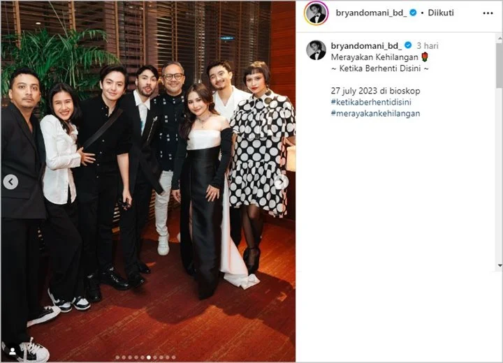 Visual Attack! Bryan Domani Satu Frame dengan Angga Yunanda-Refal Hady Bikin Salfok
