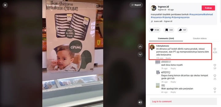 Foto Rayyanza Dicatut Tanpa Izin Untuk Jualan, Karyawan RANS Langsung Bertindak