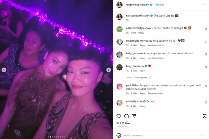 Nikita Willy Pamer Foto Bareng Renatta Moeloek, Gaya Rambut Sehati