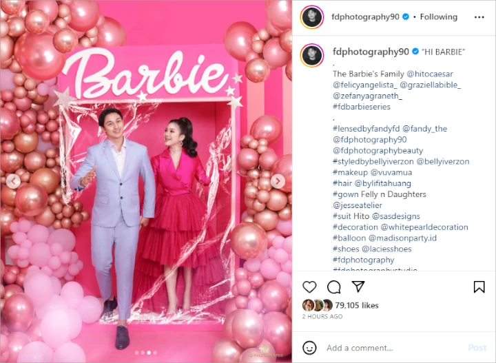 Felicya Angelista dan Caesar Hito Dipuji Bak Gambaran Barbie-Ken Ketika Berkeluarga Felicya Angelista dan Caesar Hito Dipuji Bak Gambaran Barbie-Ken Ketika Berkeluarga