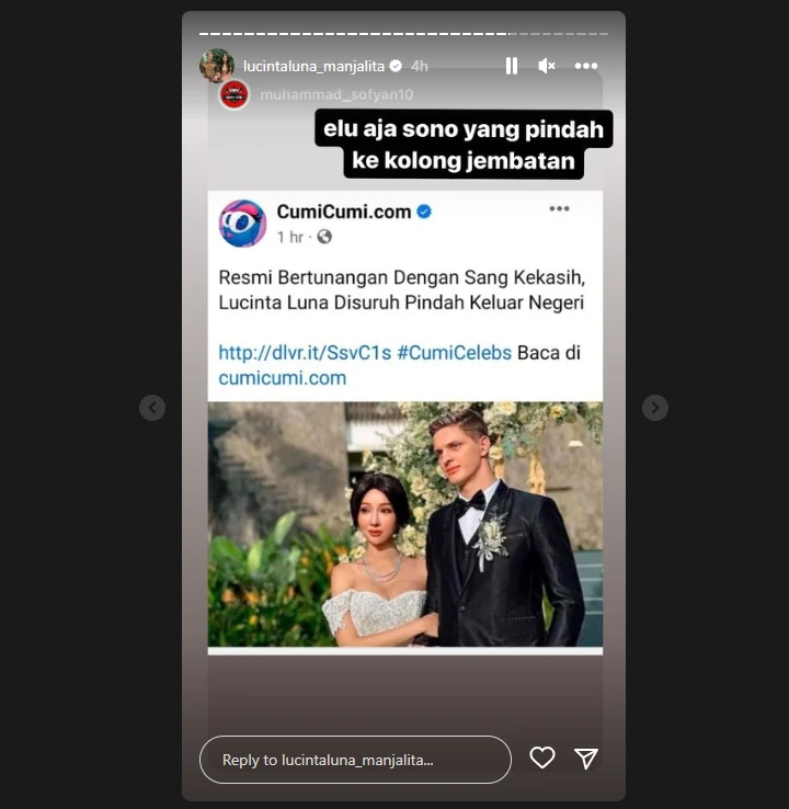Disuruh Pindah Ke Luar Negeri Usai Tunangan, Lucinta Luna Balas Menohok Disuruh Pindah Ke Luar Negeri Usai Tunangan, Lucinta Luna Balas Menohok Disuruh Pindah Ke Luar Negeri Usai Tunangan, Lucinta Luna Balas Menohok