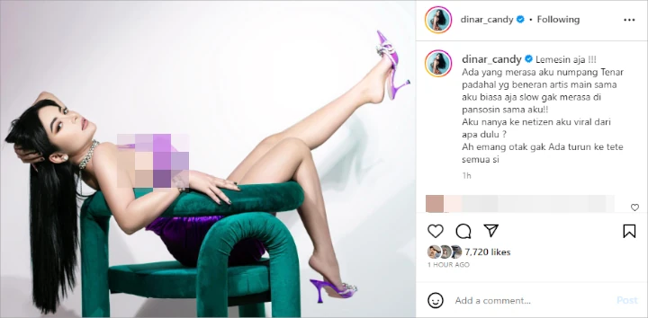 Dikatai Cebol, Dinar Candy Skakmat Pamela Safitri Soal Tudingan Pansos