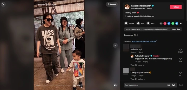 Tanggapan Nathalie Holscher Usai Gayanya Dinilai Mahalini Banget