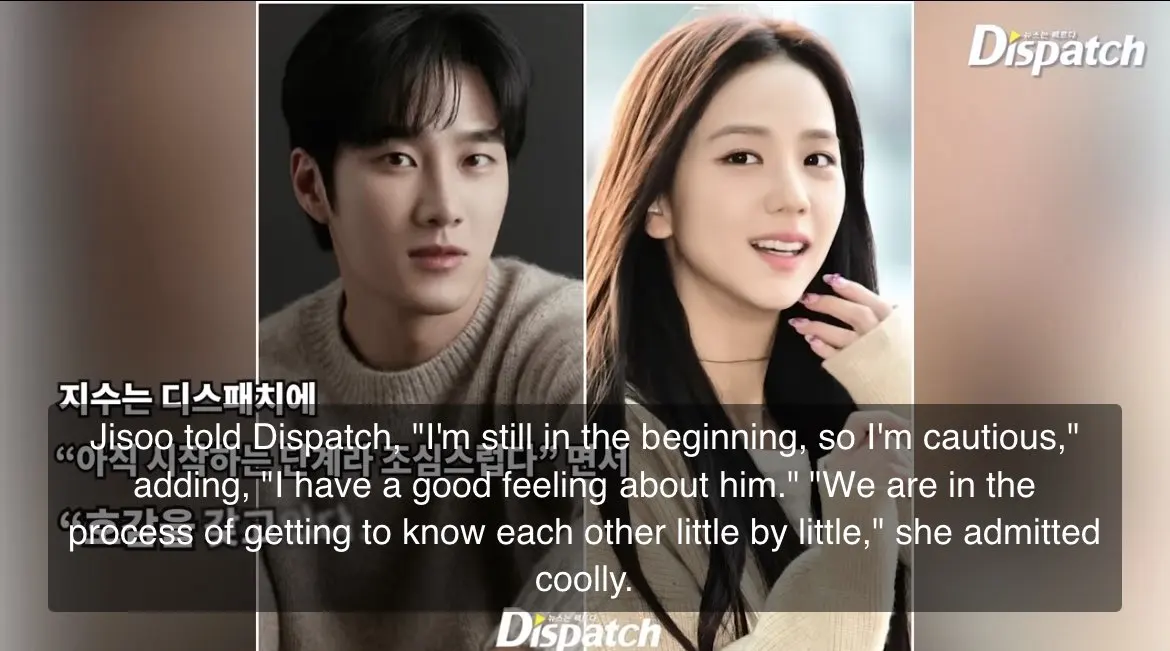 Jisoo BLACKPINK secara pribadi merespons kabar kencan dengan Ahn Bo Hyun