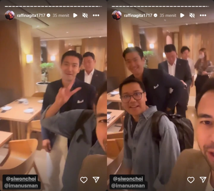 Sempat Dikira Jadi Partner Tenis, Raffi Ahmad Akhirnya Ketemu Siwon Super Junior