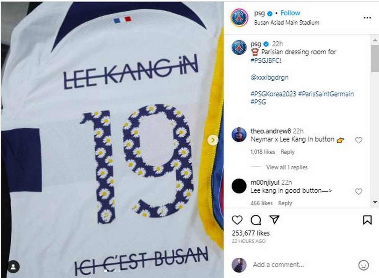 Jersey Baru Klub Sepakbola PSG Hasil Kolaborasi Dengan G-Dragon Tuai Pujian