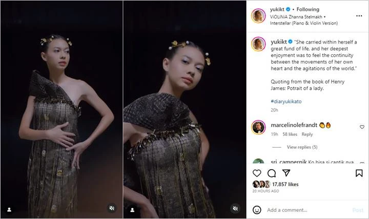 Yuki Kato Menari Estetik Bak Bidadari Kahyangan, Mainan Mahal Rayyanza Bakal Dipamerkan - Topi Pagi