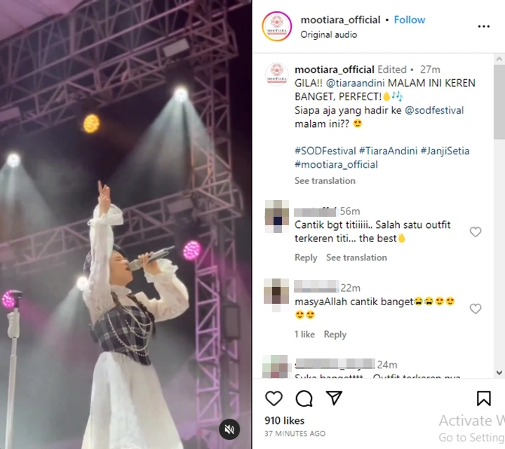Style Manggung Terbaru Tiara Andini Dipuji, Stylist Langsung Beri Tanggapan