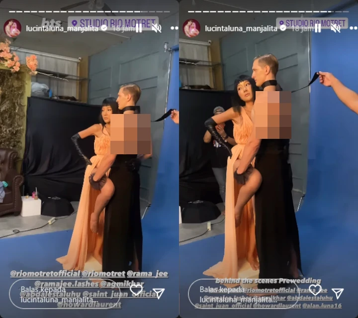 Lucinta Luna Bagikan BTS Sesi Foto Prewedding, Konsepnya Gak Kaleng-Kaleng