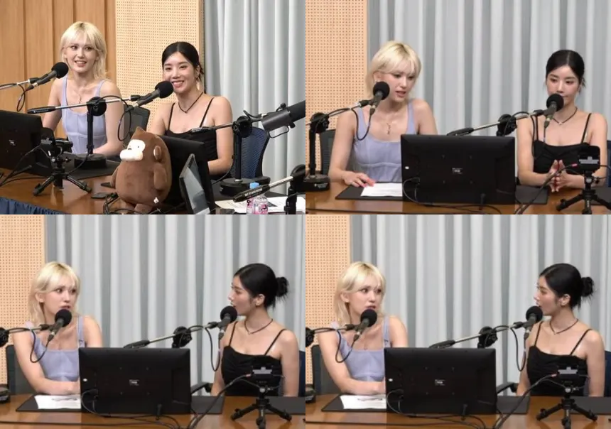 Jeon Somi mengajak Lee Do Hyun untuk melakukan challenge bareng