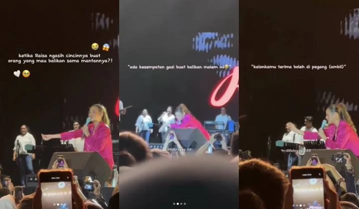 Cara Raisa Bantu Seorang Penonton Balikan dengan Mantan Gak Tanggung-tanggung