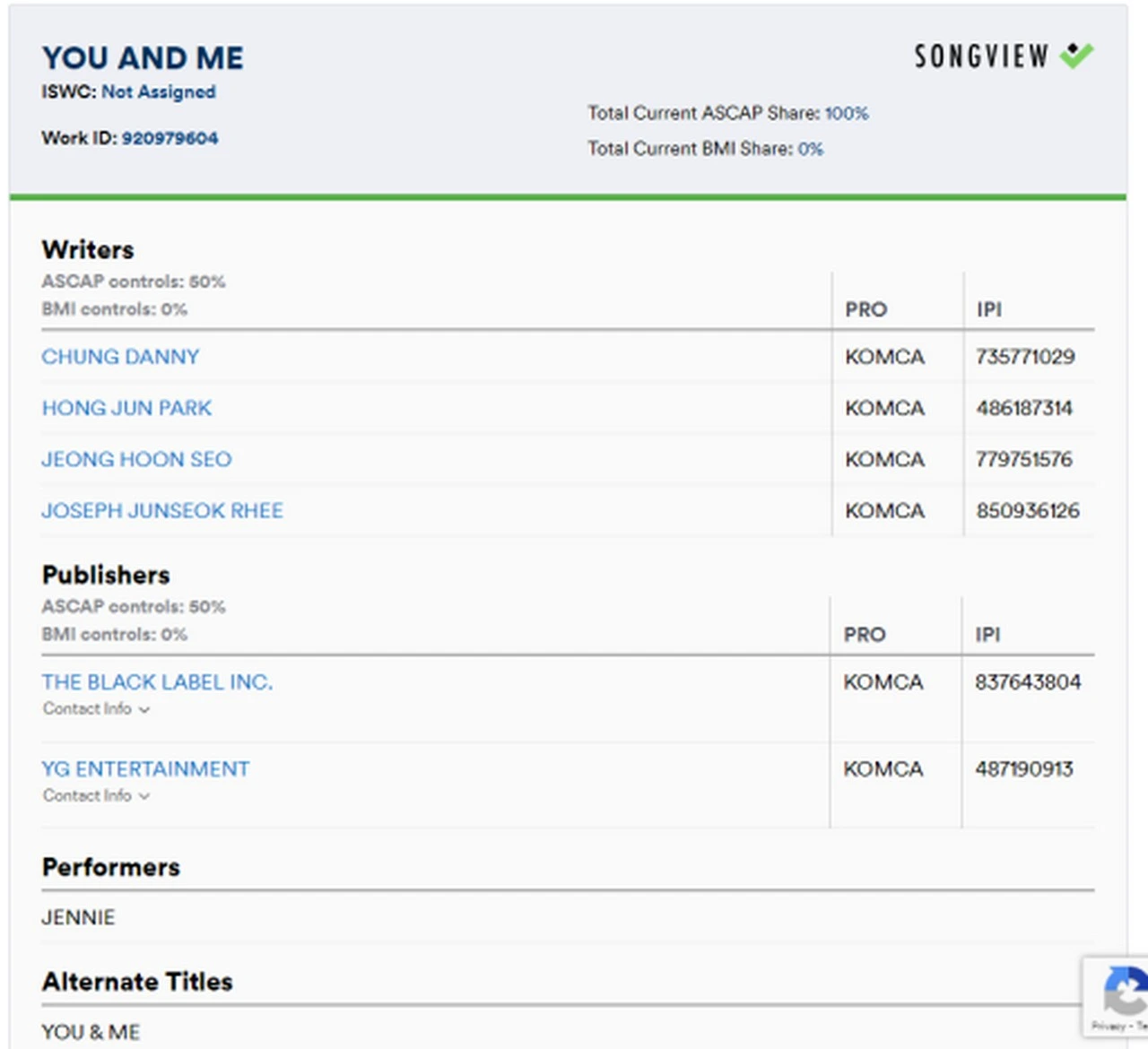 Jennie Dirumorkan Akan Comeback Solo Usai Daftarkan \'You & Me\' Di American Society of Composers