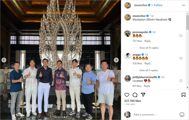 Debut di IG Siwon, Outfit Kaesang Pangarep Tak Kalah Kece dari Sang Idol