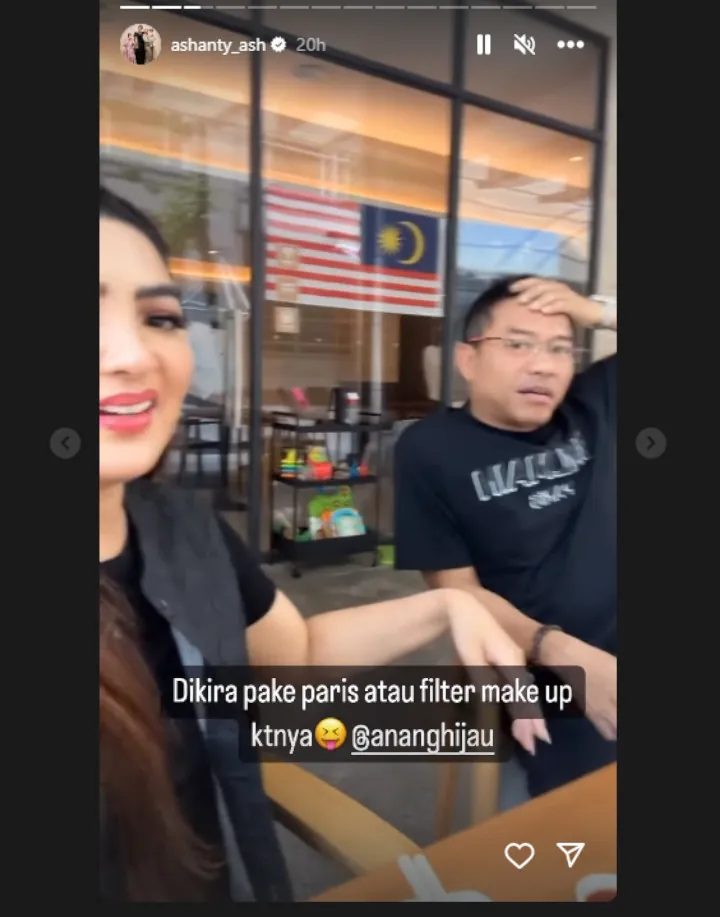 Ashanty Disangka Anang Hermansyah Pakai Filter Saking Beningnya