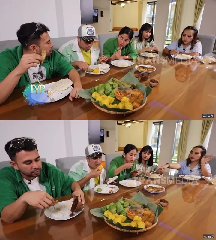Kelewat Enak, Raffi Ahmad Ketagihan Usai Cicipi Makanan Favorit Rayyanza