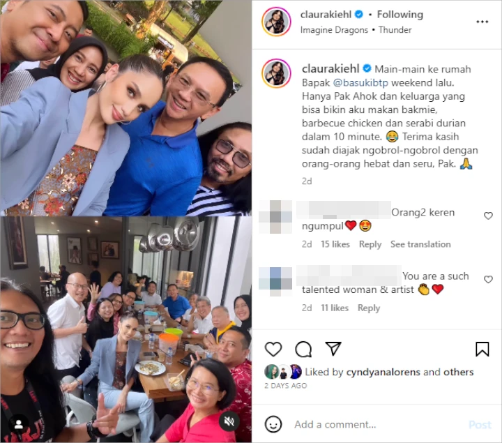 Cinta Laura Kalap di Rumah Ahok, Yuki Kato Kirim Pesan ke Penjual Telur Gulung - Topik Pagi