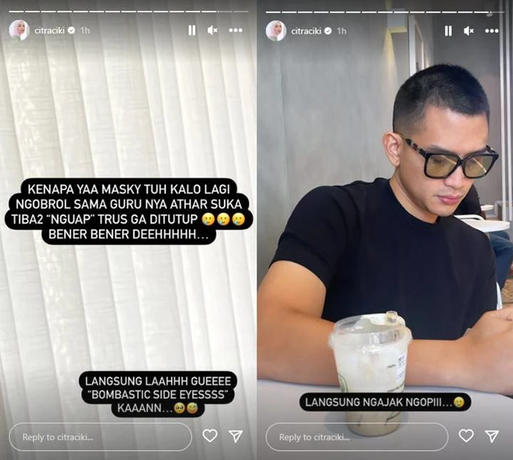 Adab Rezky Aditya Saat Ngobrol Dengan Guru Athar Dikritik Citra Kirana