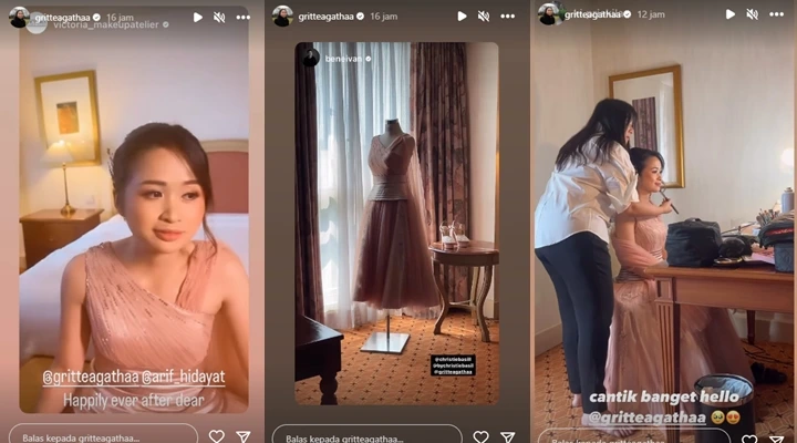 Gritte Agatha Tampil Bak Peri
