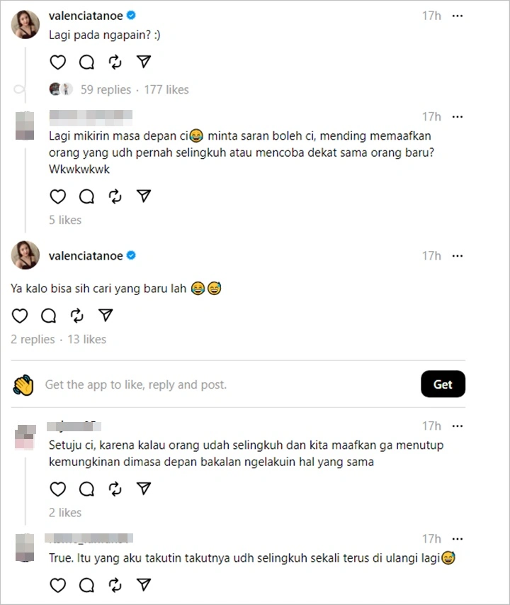 Bumil Aktif, Valencia Tanoe Mendadak Jadi Pakar Cinta Netizen