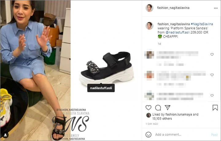 Sepatu Platform Mewah