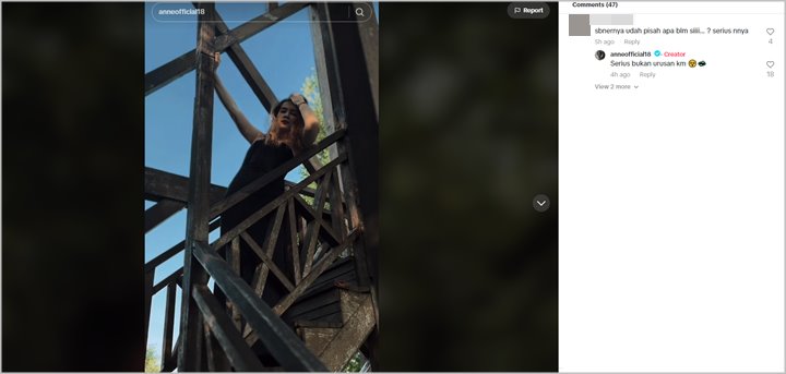 Ditanya Serius Udah Pisah Atau Belum, Putri Anne Menjawab