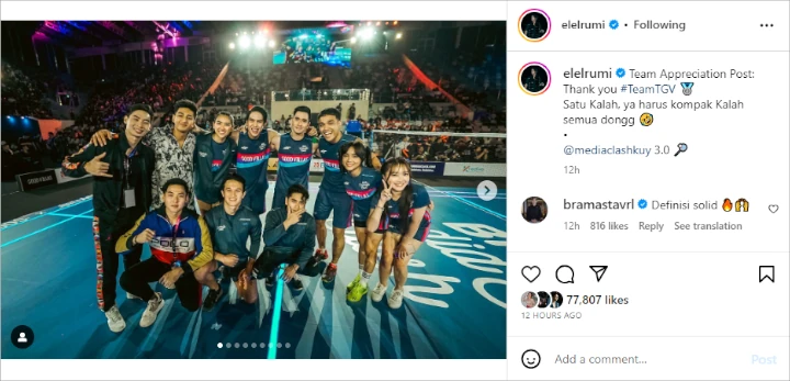 Sudah Saling Follow, Fuji An Nongol di Instagram El Rumi