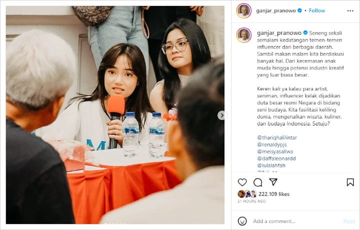 Fuji An Debut Di IG Gubernur Ganjar Pranowo, Rayyanza Beri Rafathar Kado Ultah Spesial-Topik Pagi